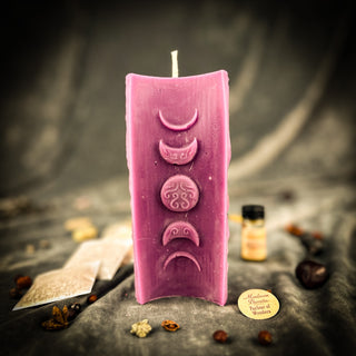 30 Day Moon Phase Candle Spell Kit - Lunar Cycle & Manifestation Magic