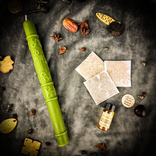 Hromnytsya Thunder Candle Spell Kit - Weather the Storms of Life