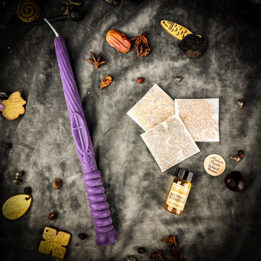 Gromnica Candlemas Candle Spell Kit - Slavic Protection & Blessing Magic