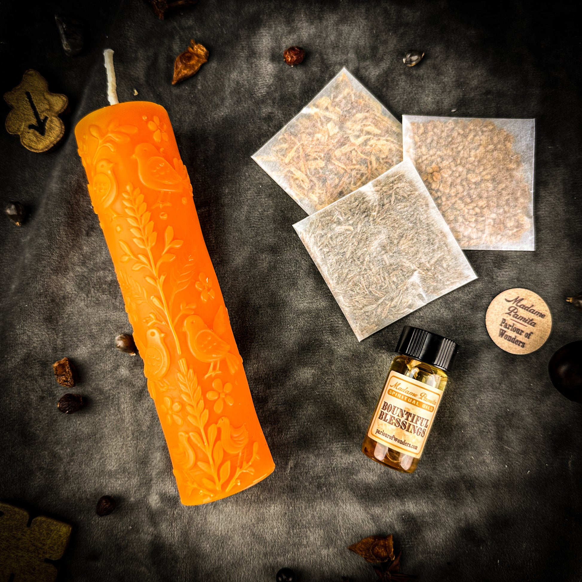 Derevo Zhyttya Tree of Life Candle Spell Kit - Growth & Connection