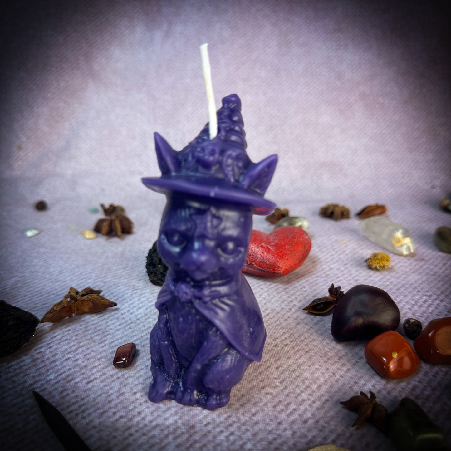 Halloween Kitten Spell Candles Hilda