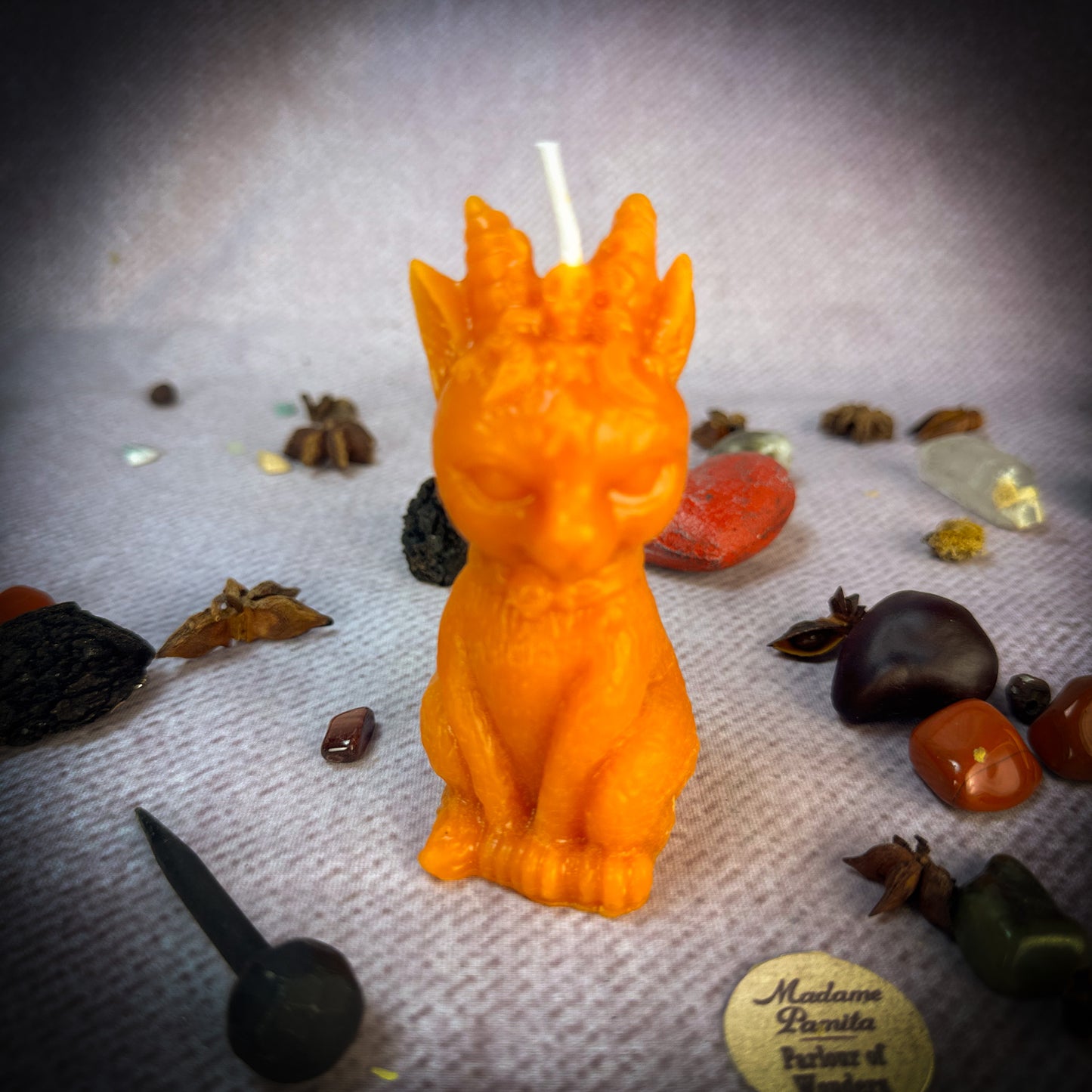 Halloween Kitten Spell Candles Baph
