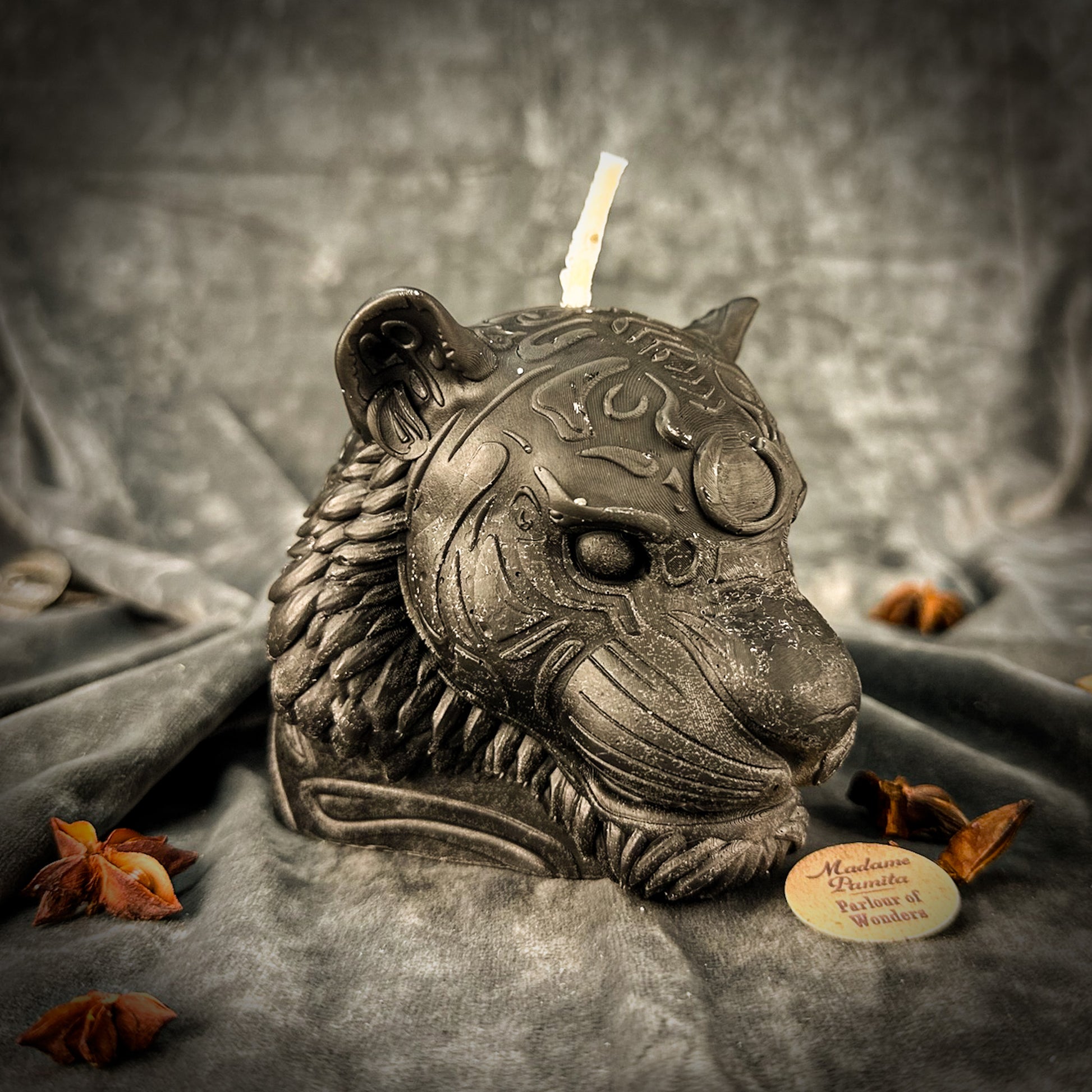 Black Tiger Spell Candle 