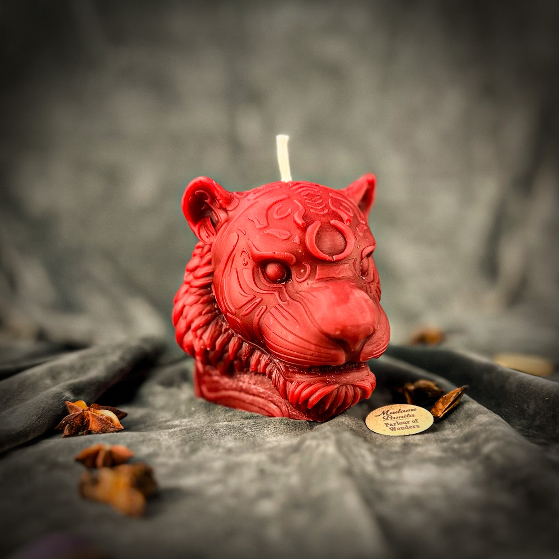 Red Tiger Spell Candle 