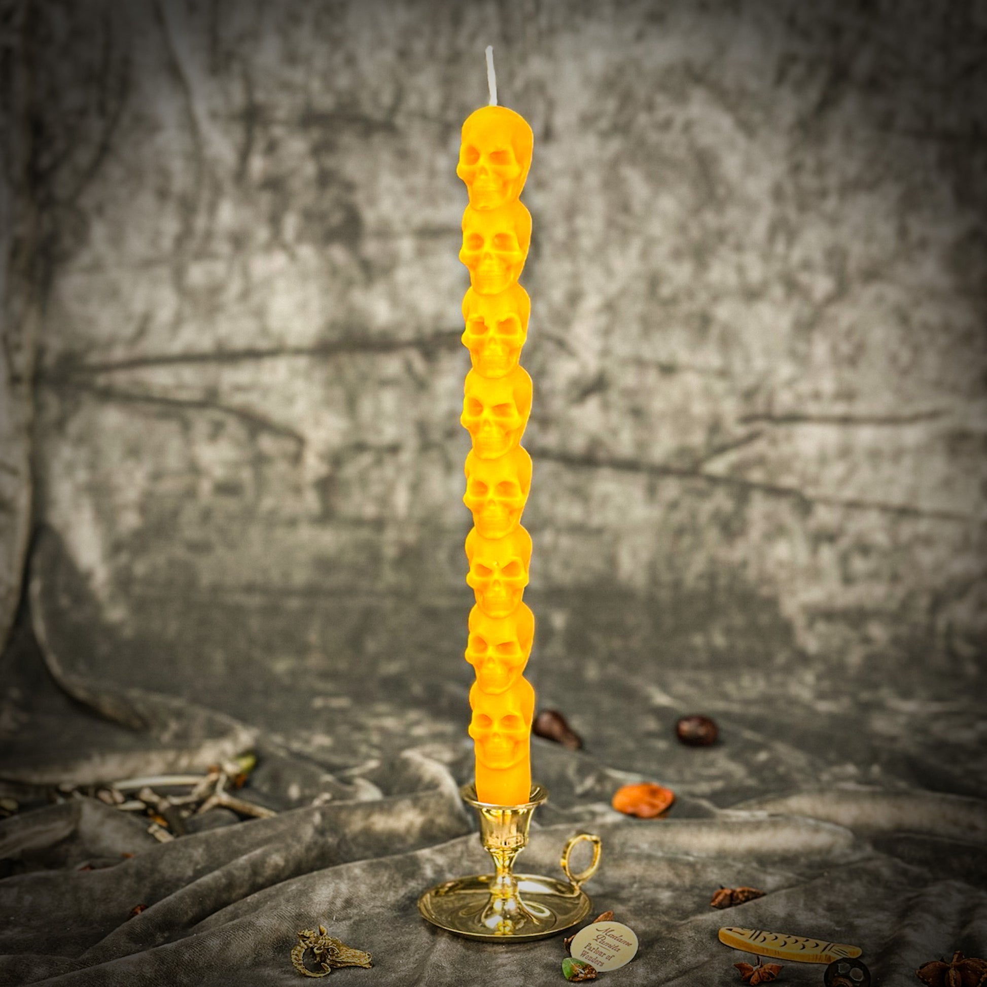 Yellow Skull Taper
