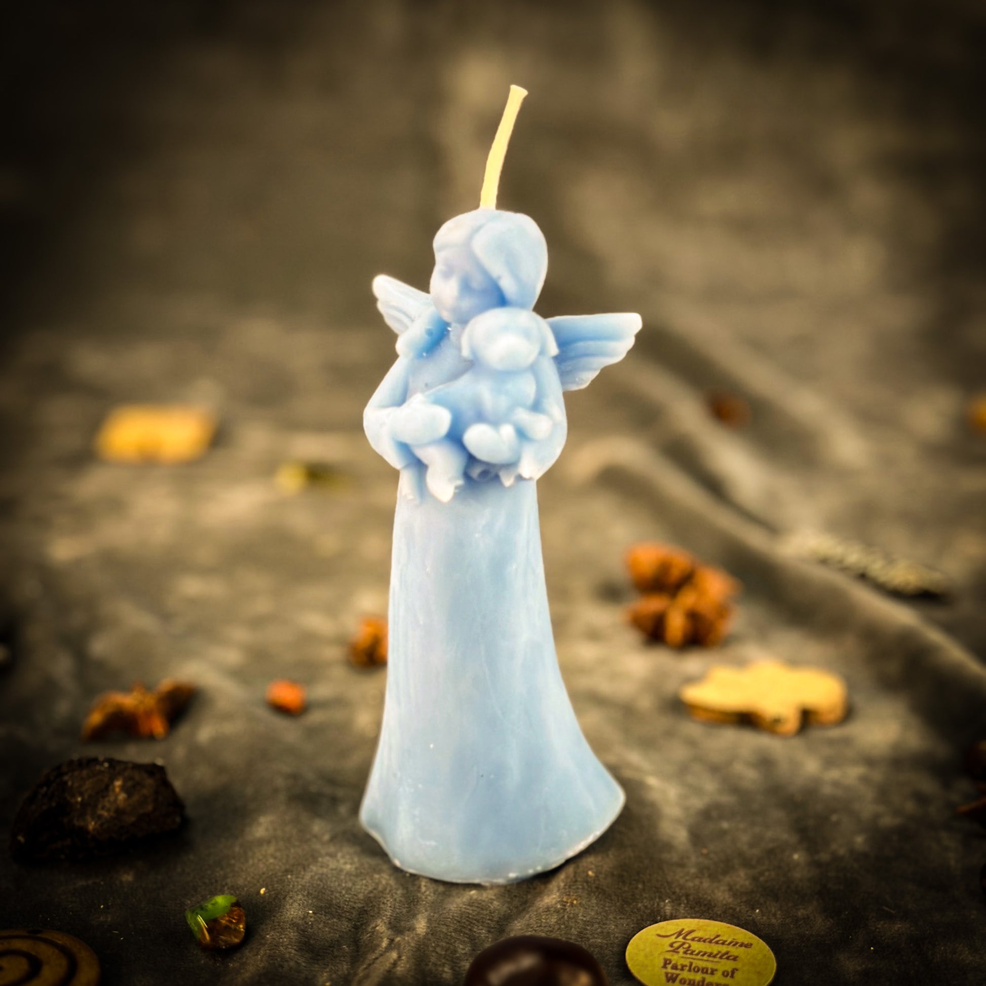 Blue Dog Guardian Spell Candle 