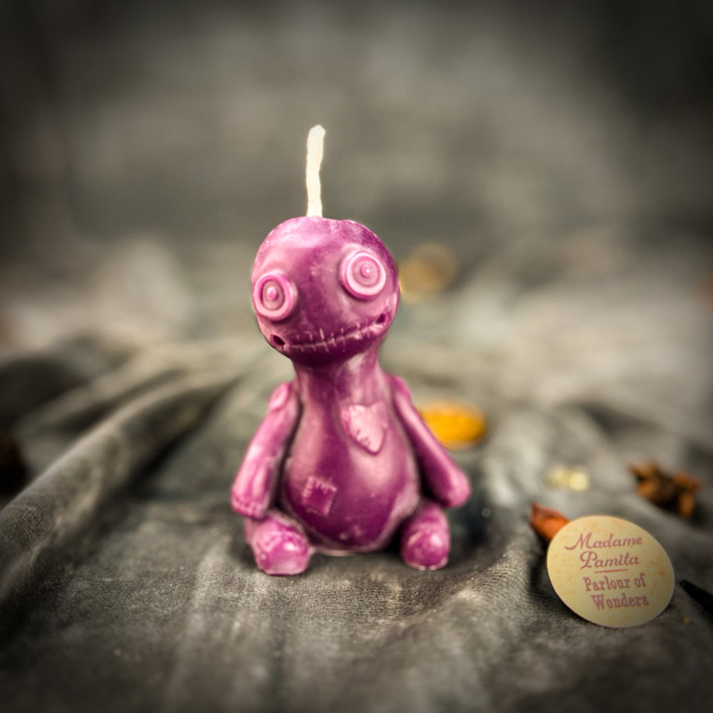 Beeswax Love Poppet Spell Candle