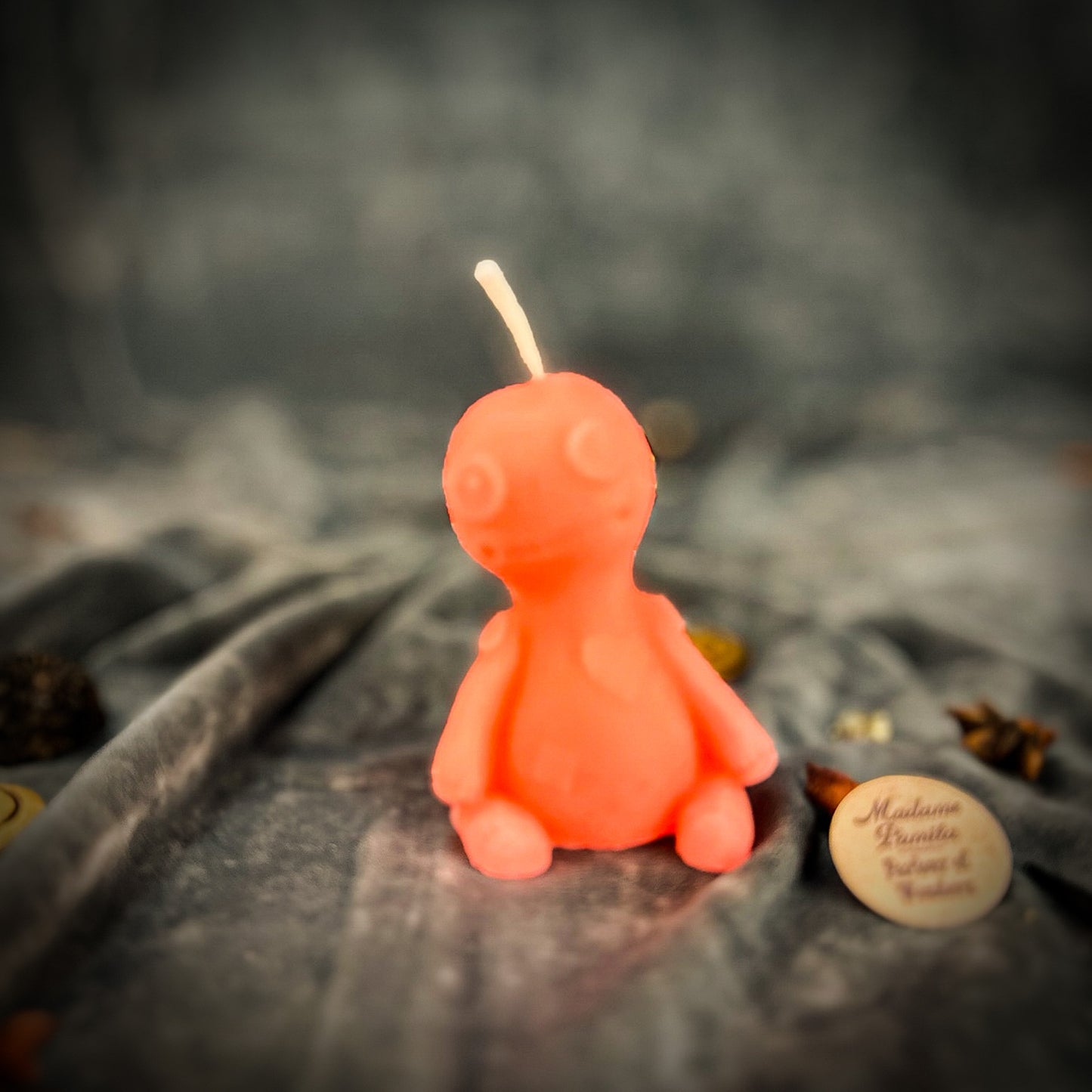 Beeswax Love Poppet Spell Candle