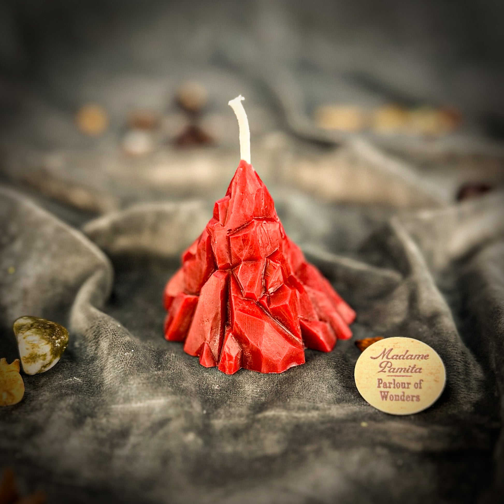Mountain Candle Red