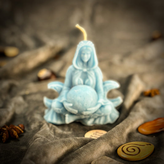 Blue Moon Goddess Spell Candle