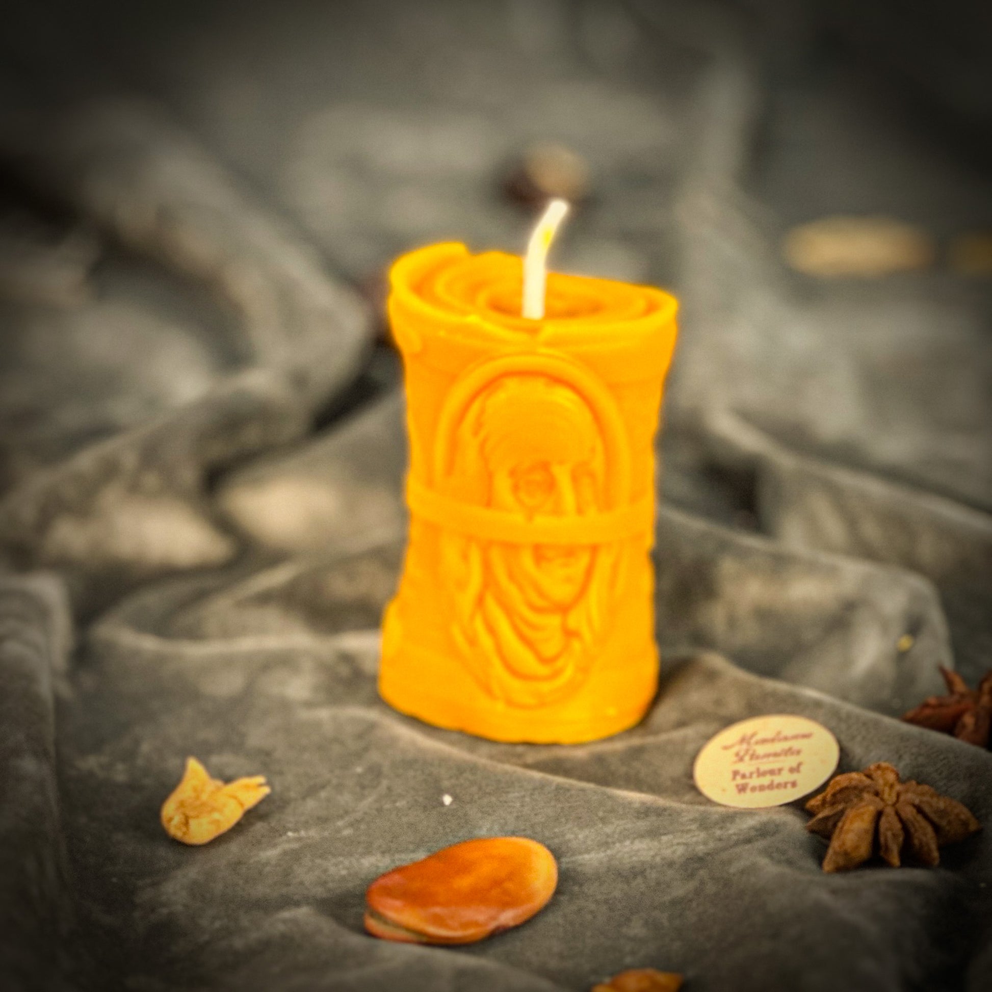 Yellow Pay Me Candle