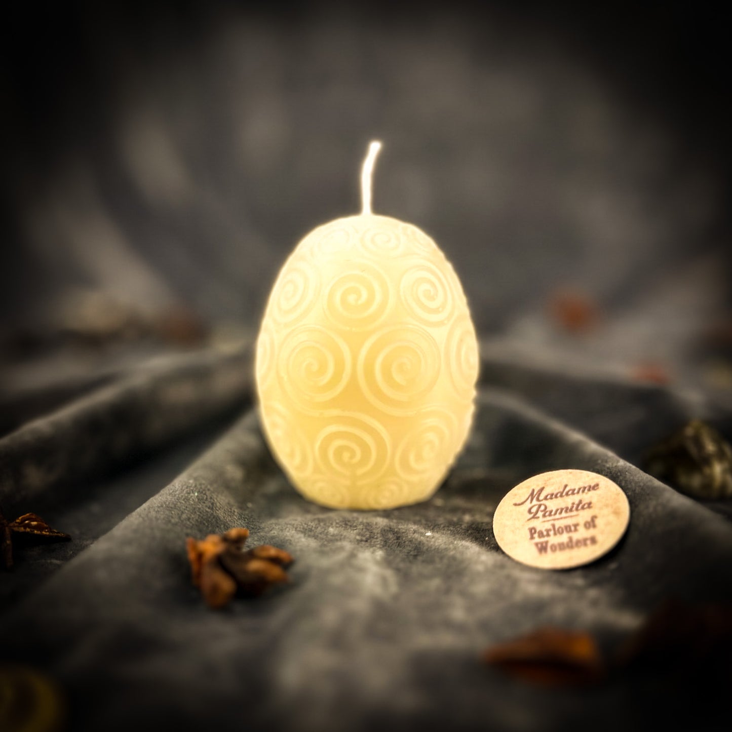 Spiral Protection Pysanka Candle Spell Kit - Sacred Protection & Life Cycles Magic