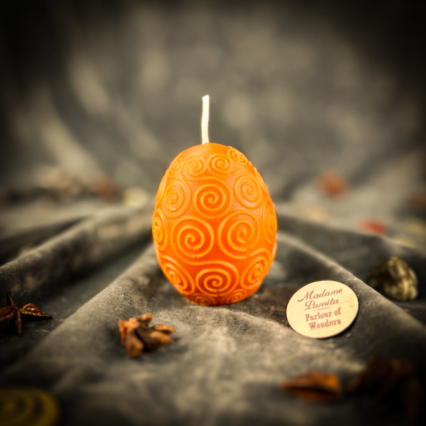 Spiral Protection Pysanka Candle Spell Kit - Sacred Protection & Life Cycles Magic
