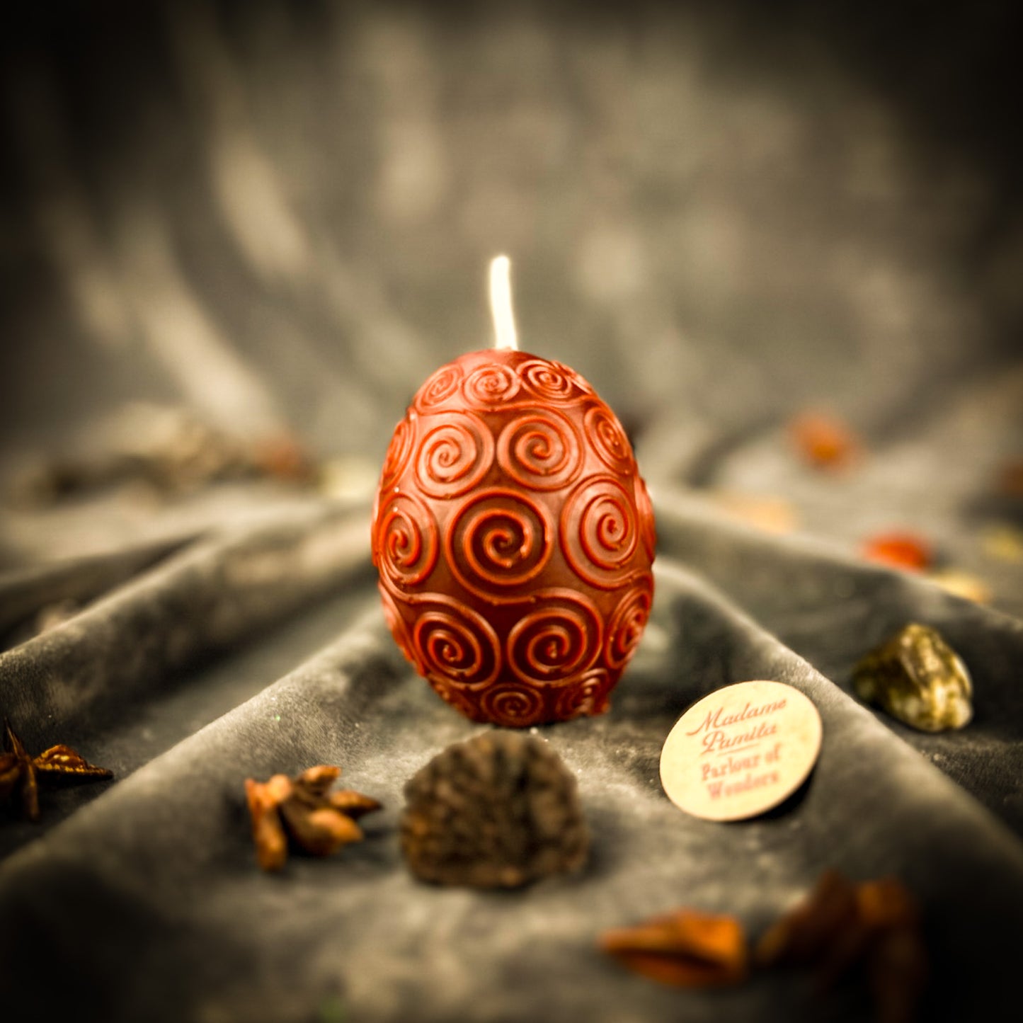 Spiral Protection Pysanka Candle Spell Kit - Sacred Protection & Life Cycles Magic
