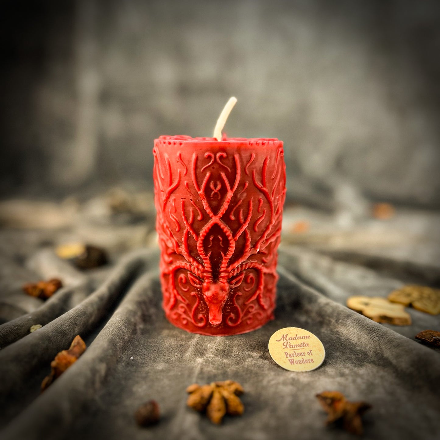 Red Stag of the Quest Candle