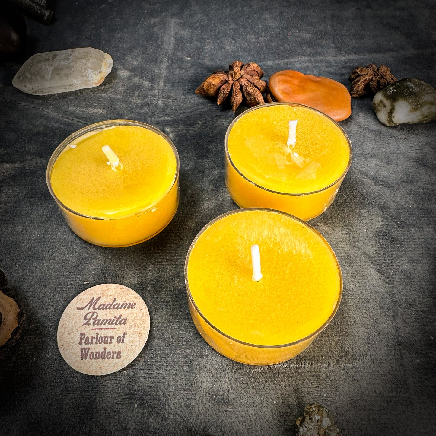 Woodland Glow Beeswax Tea Light