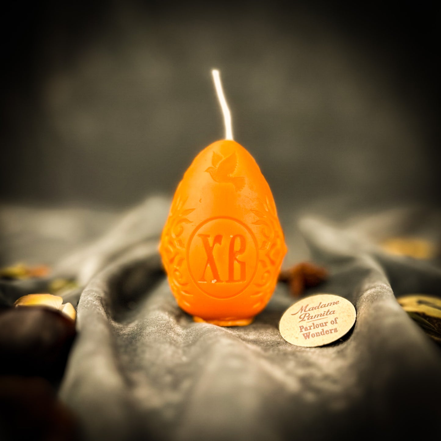 Beeswax Ukrainian Easter Egg Pysanka Spell Candle - Blessing, Protection & Renewal