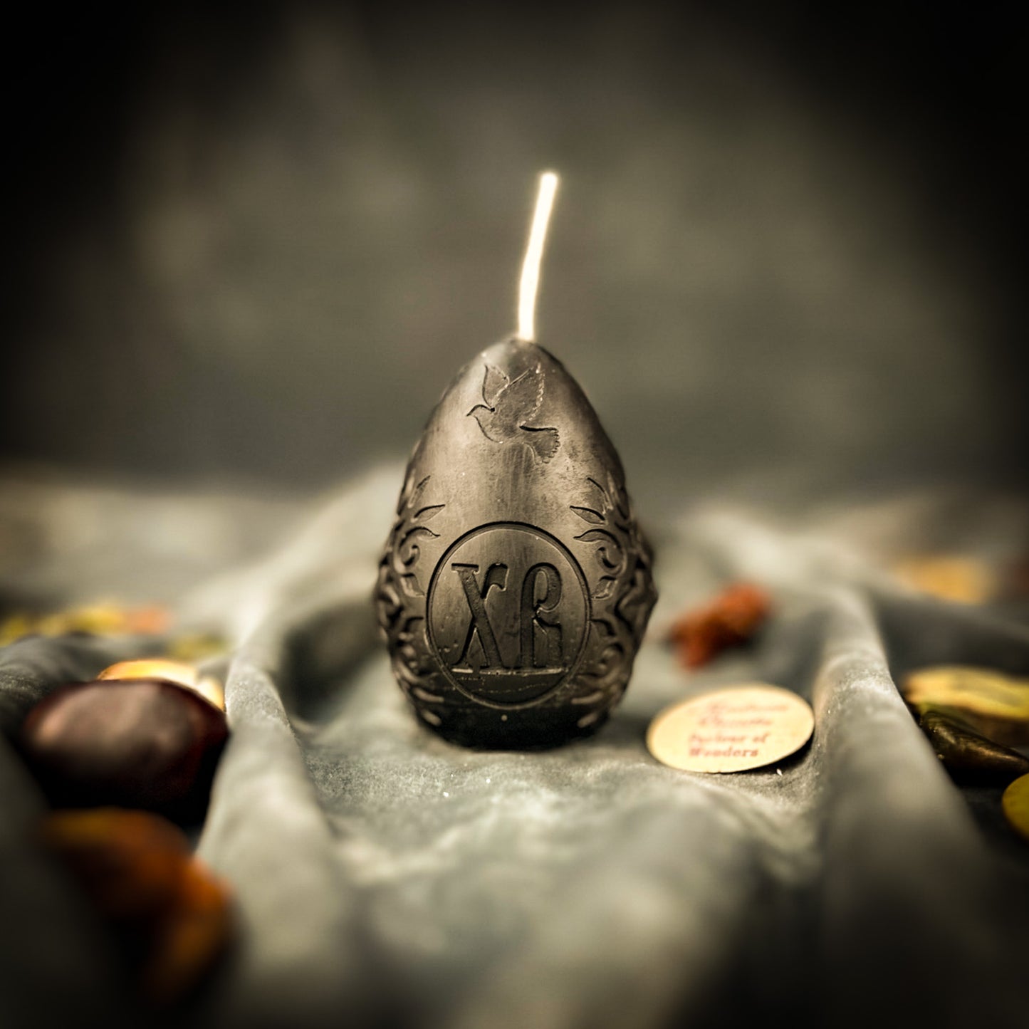 Beeswax Ukrainian Easter Egg Pysanka Spell Candle - Blessing, Protection & Renewal