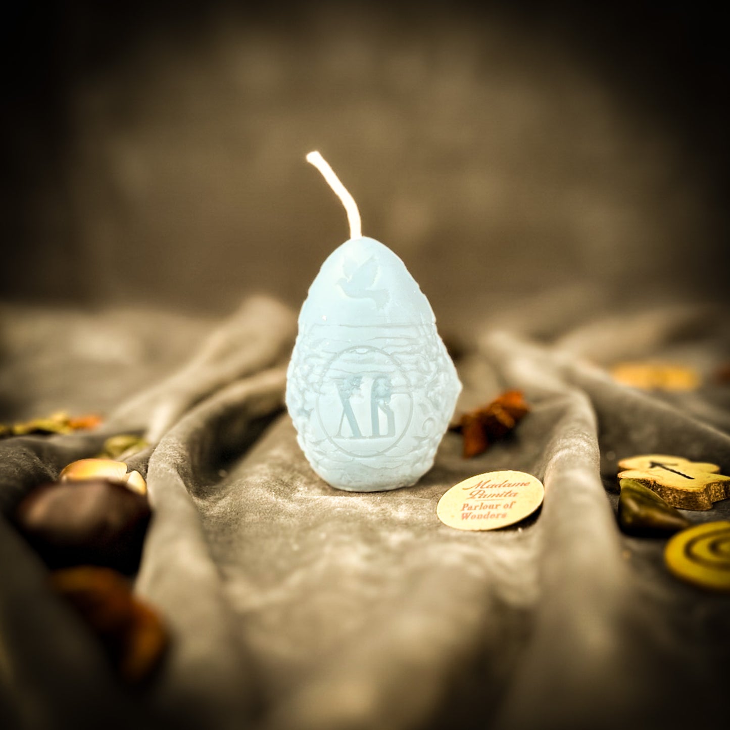 Beeswax Ukrainian Easter Egg Pysanka Spell Candle - Blessing, Protection & Renewal