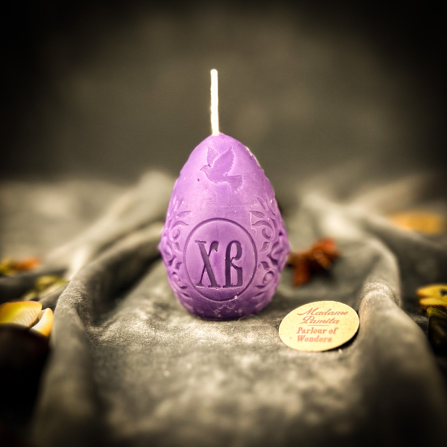Beeswax Ukrainian Easter Egg Pysanka Spell Candle - Blessing, Protection & Renewal