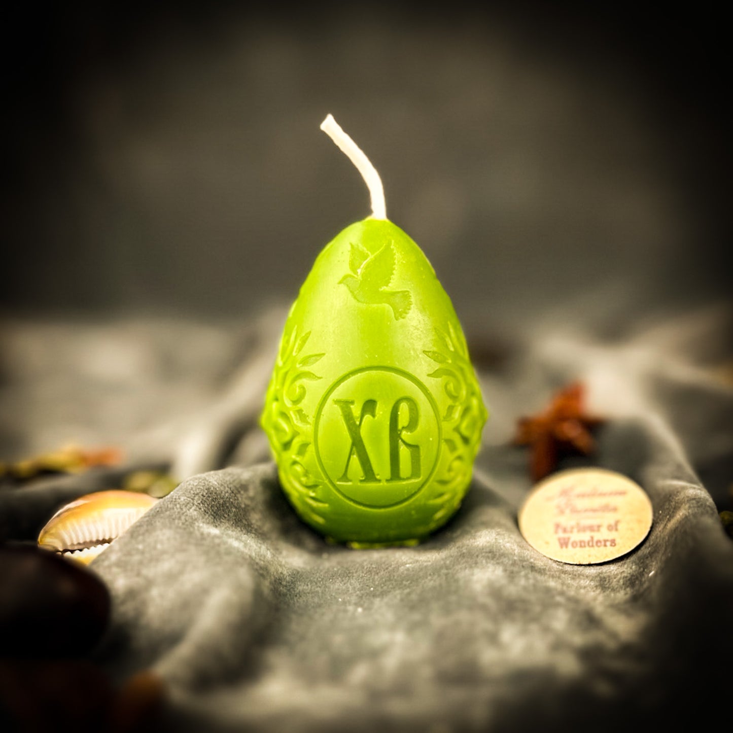 Beeswax Ukrainian Easter Egg Pysanka Spell Candle - Blessing, Protection & Renewal