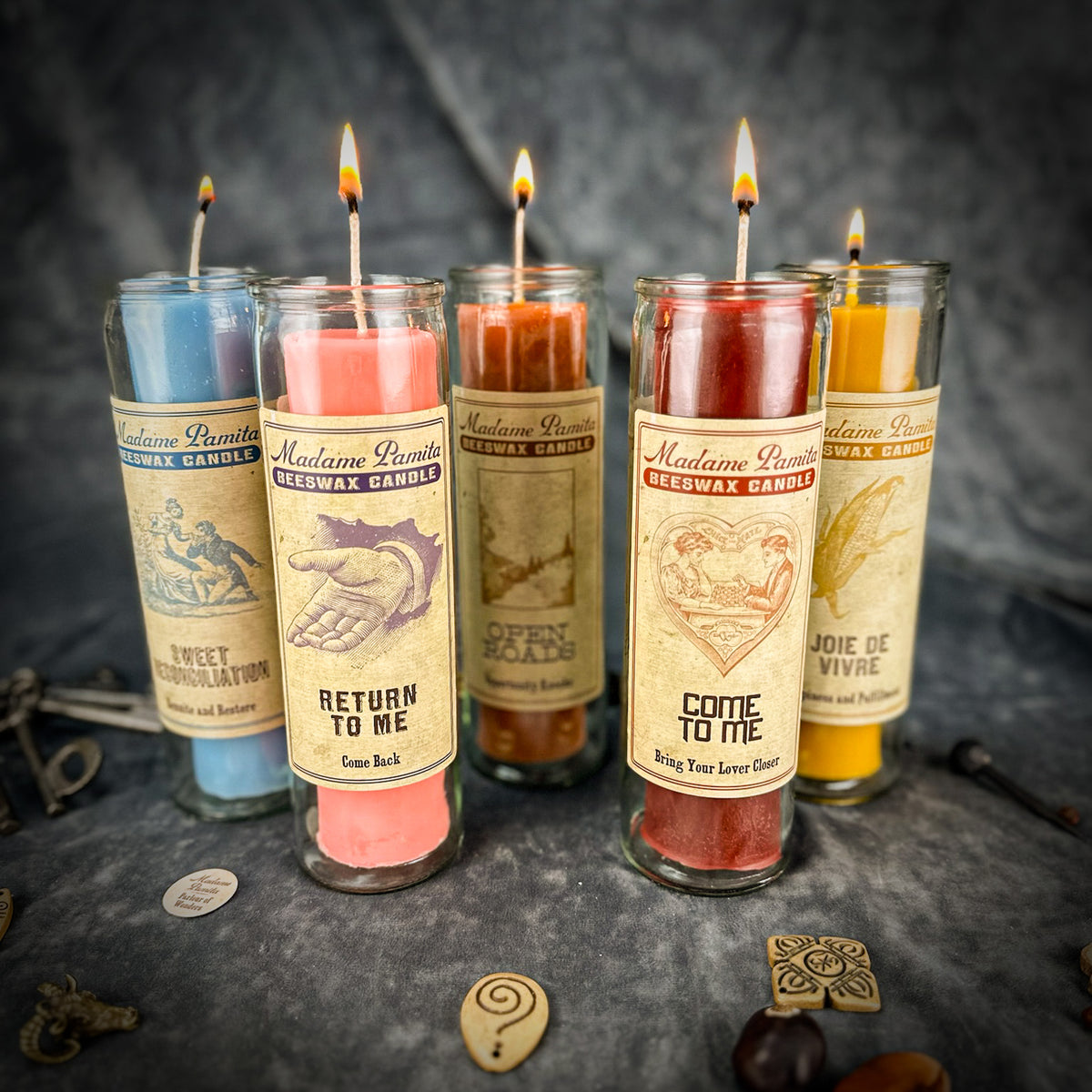 Spell Simultaneously Twelve Simultaneous Vigil Candle Spell Service - Parlour of Wonders