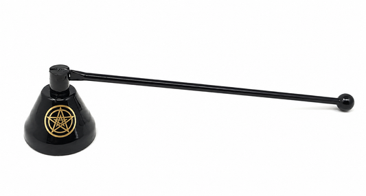 Black & Gold Pentagram Candle Snuffer
