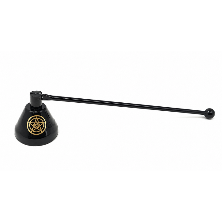 Black & Gold Pentagram Candle Snuffer