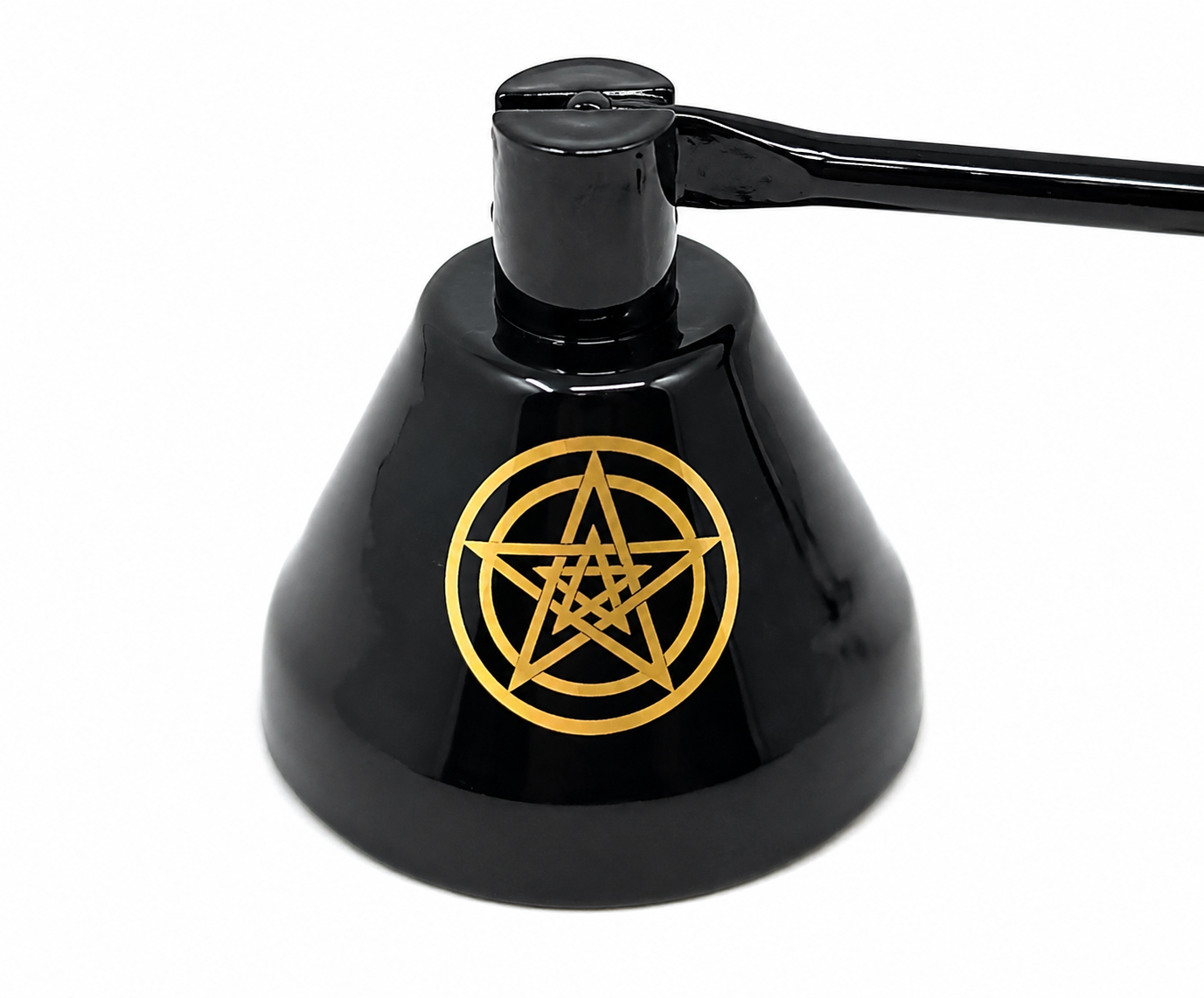 Black & Gold Pentagram Candle Snuffer