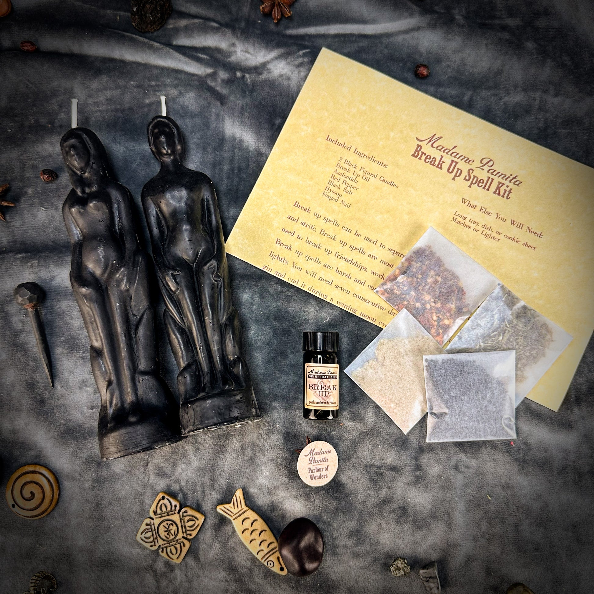 Break Up Candle Spell Kit - Human/Female