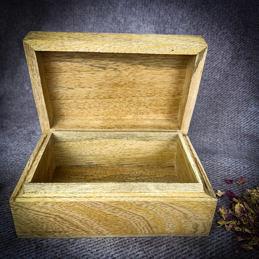 Wooden Tarot Keeper Box