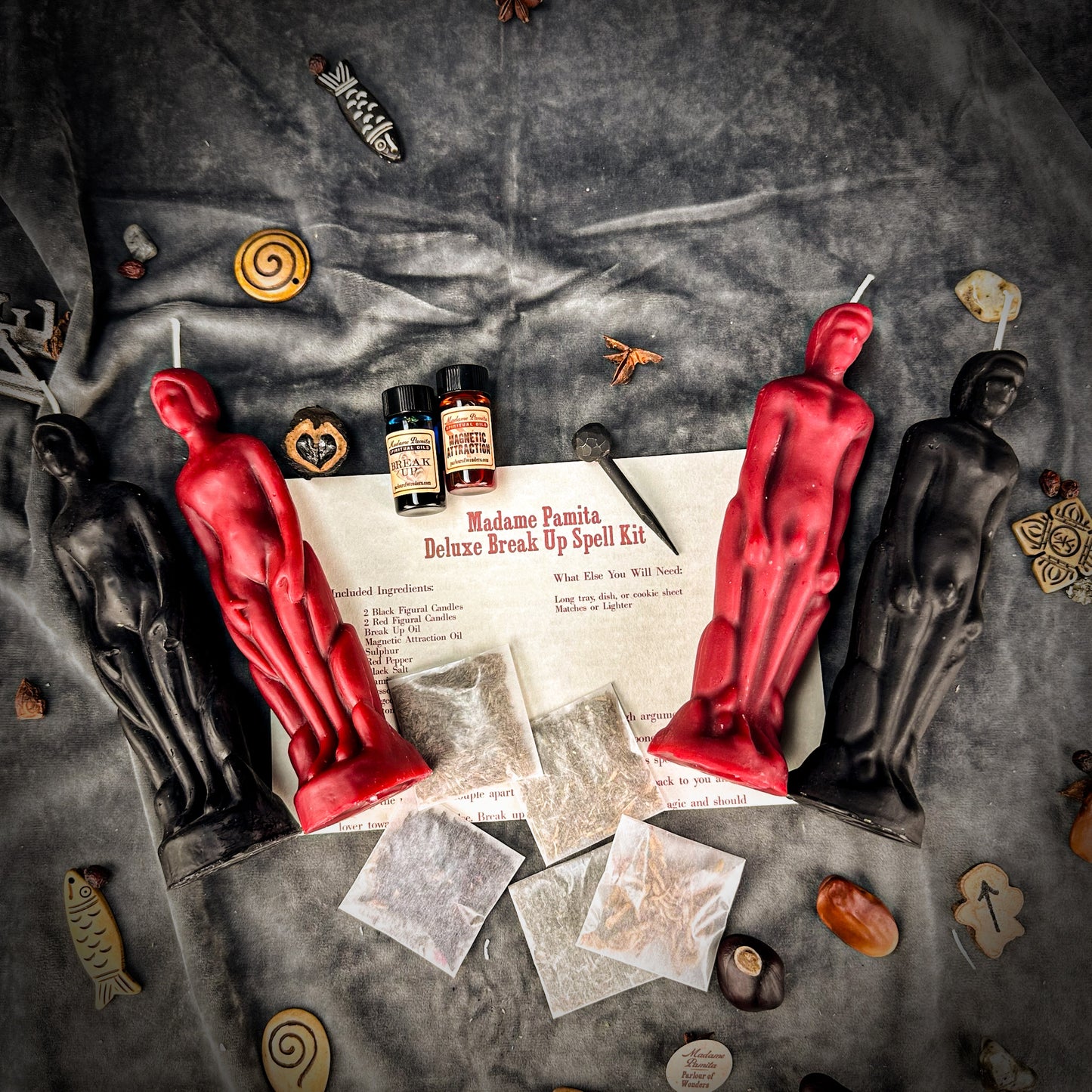 Deluxe Break Up Candle Spell Kit - Human/Male
