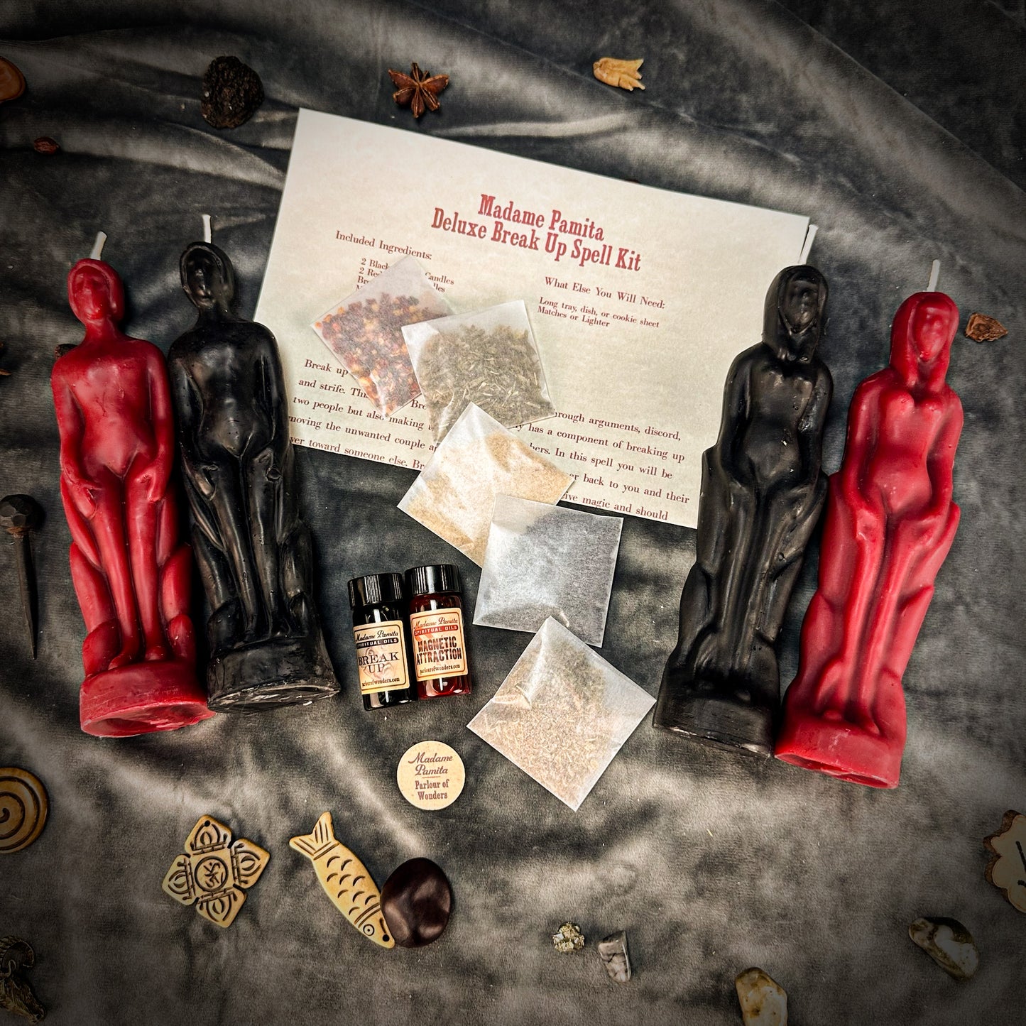 Deluxe Break Up Candle Spell Kit - Human/Female