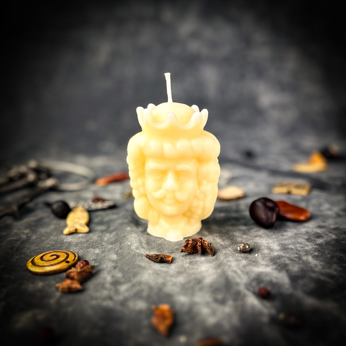 Divine Duality King & Queen Beeswax Candle Spell Kit | Strengthen a Partnership or Relationship