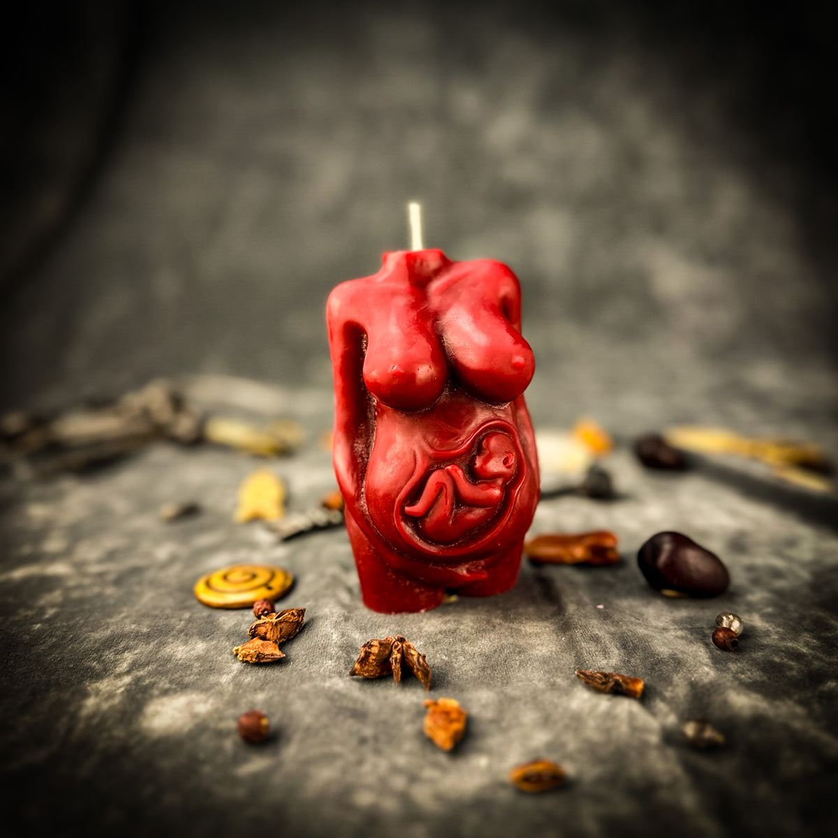 Divine Mother Pregnancy Beeswax Candle Spell Kit | Fertility, Pregnancy Blessing & Motherhood Magic