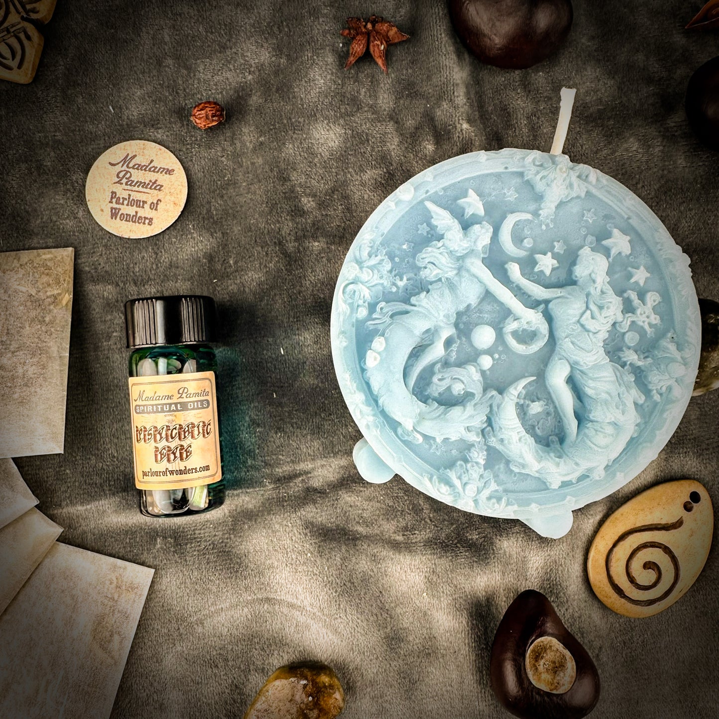 Gemini Power Candle Spell Kit - Communication, Creativity & Adaptability Magic