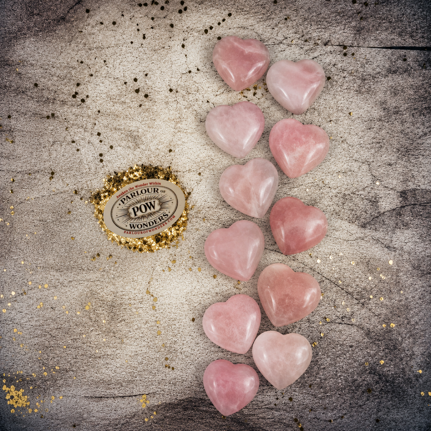 Rose Quartz Gem Heart