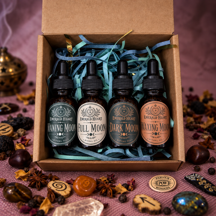 Lunar Charged  Ritual Oil Collection by Emerald Heart