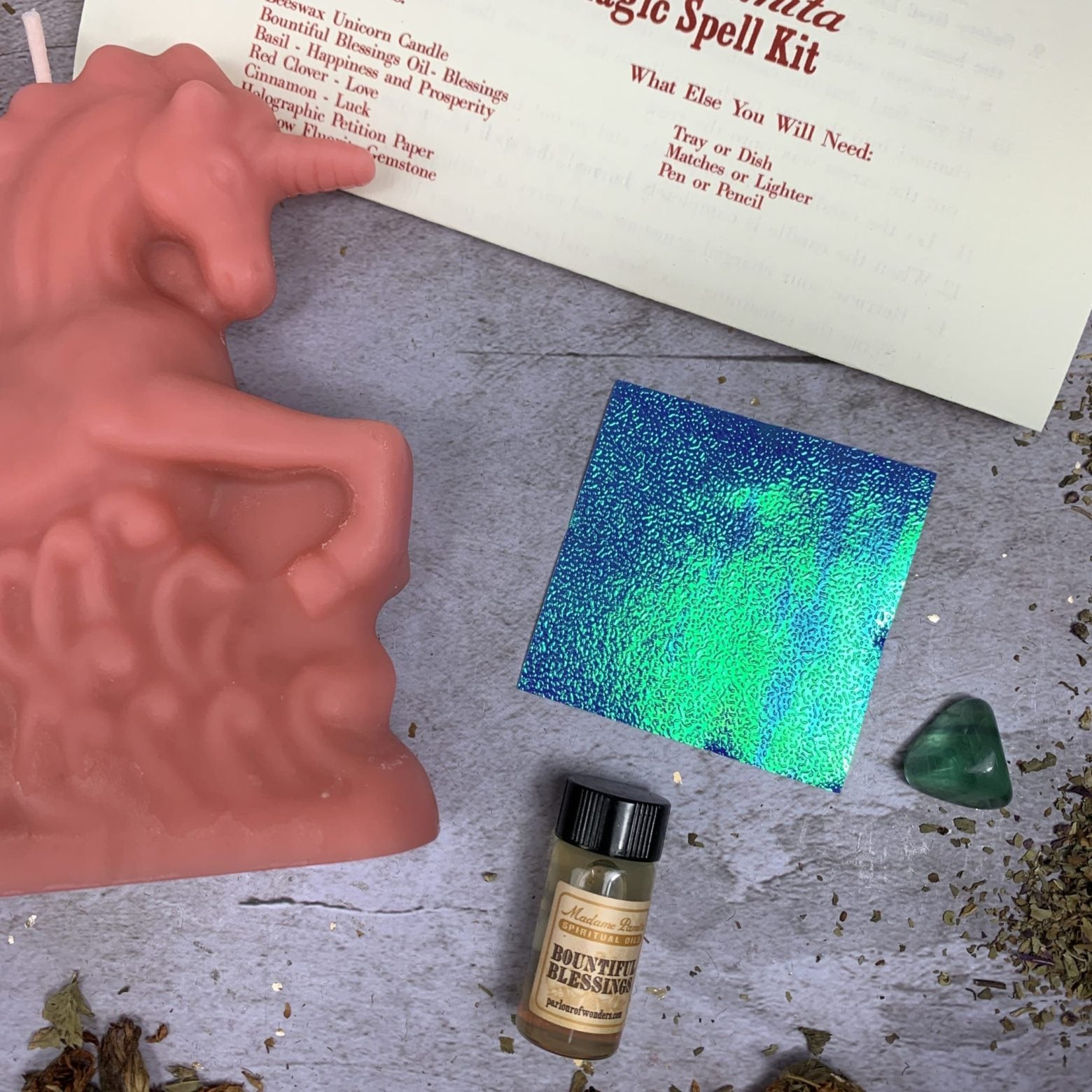 Unicorn Magic Candle Spell Kit