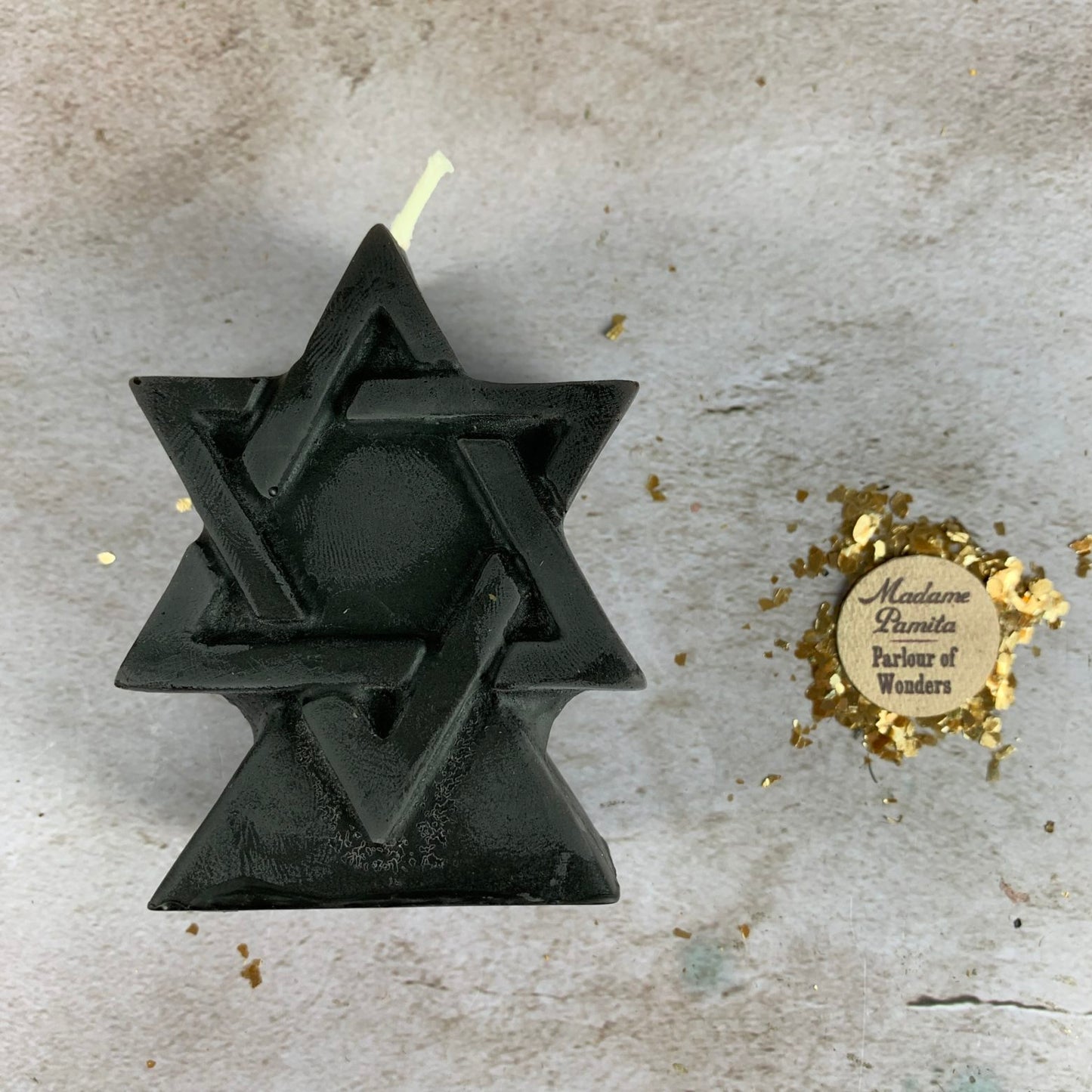 Beeswax Seal of Solomon Spell Candle