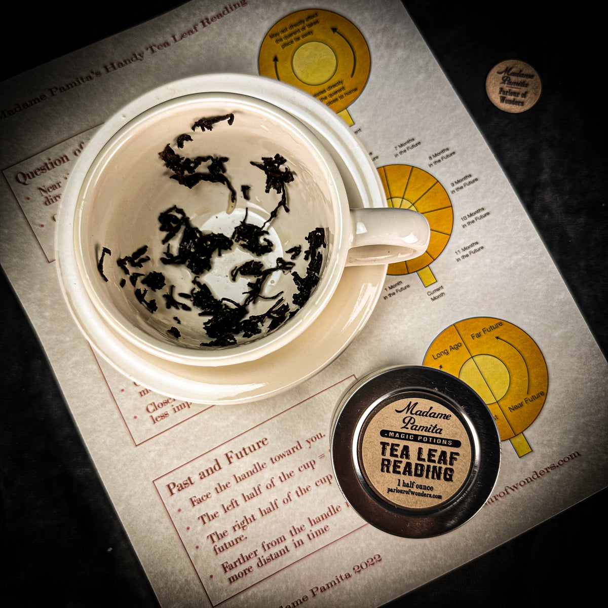 Reading/writing Tea Deluxe Tea Leaf Reading Kit - Parlour of Wonders