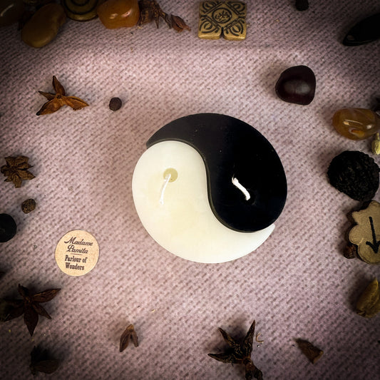 Coven Exclusive: Beeswax Yin-Yang Spell Candle