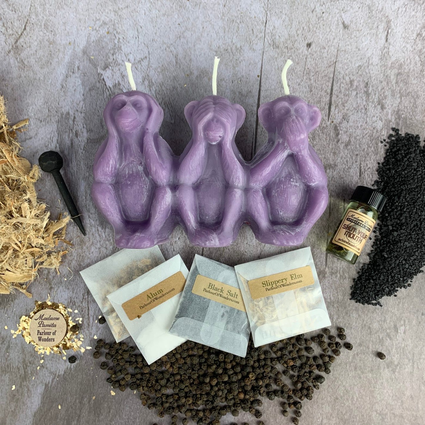 Stop Jealous Gossip Candle Spell Kit