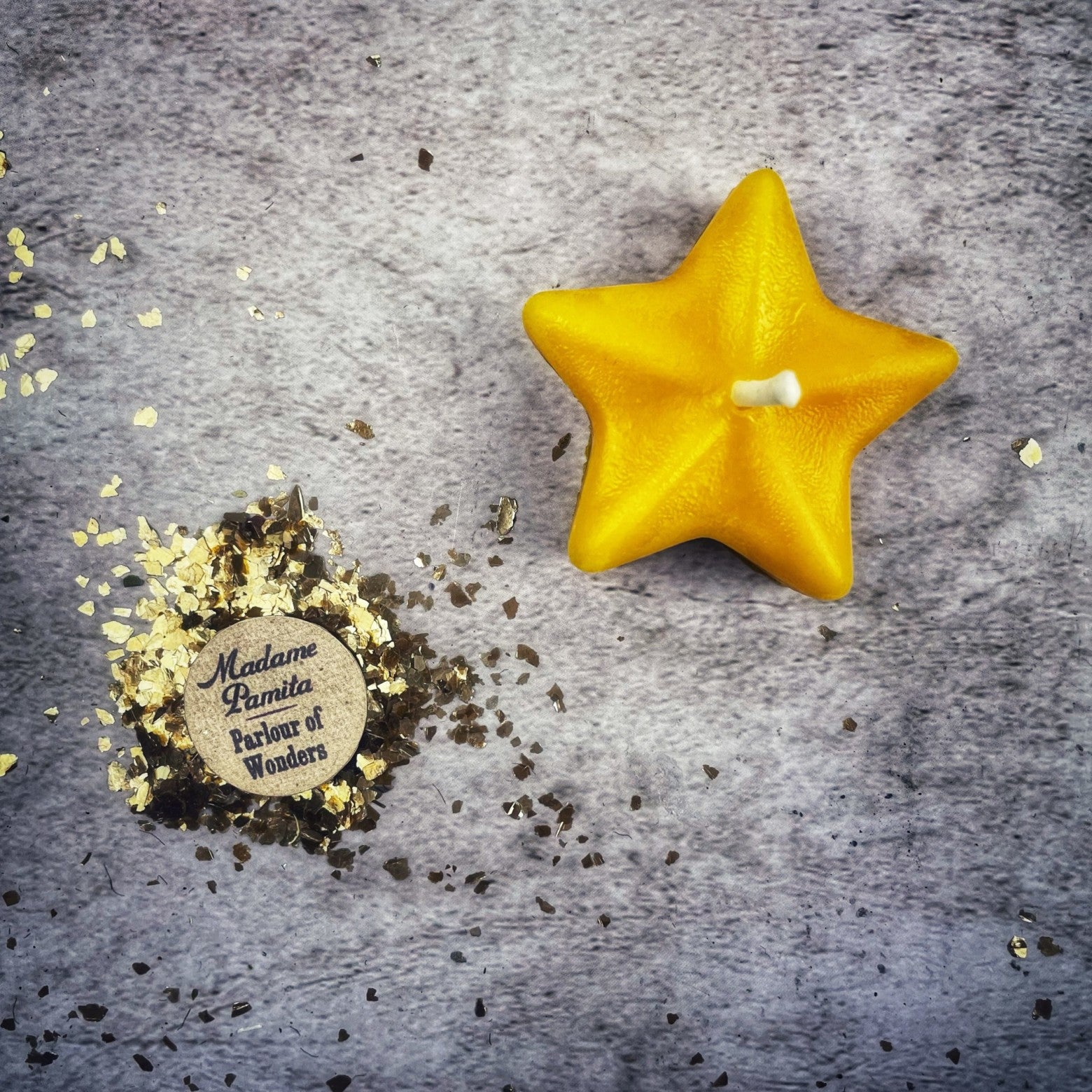 Beeswax Mini Star Candle