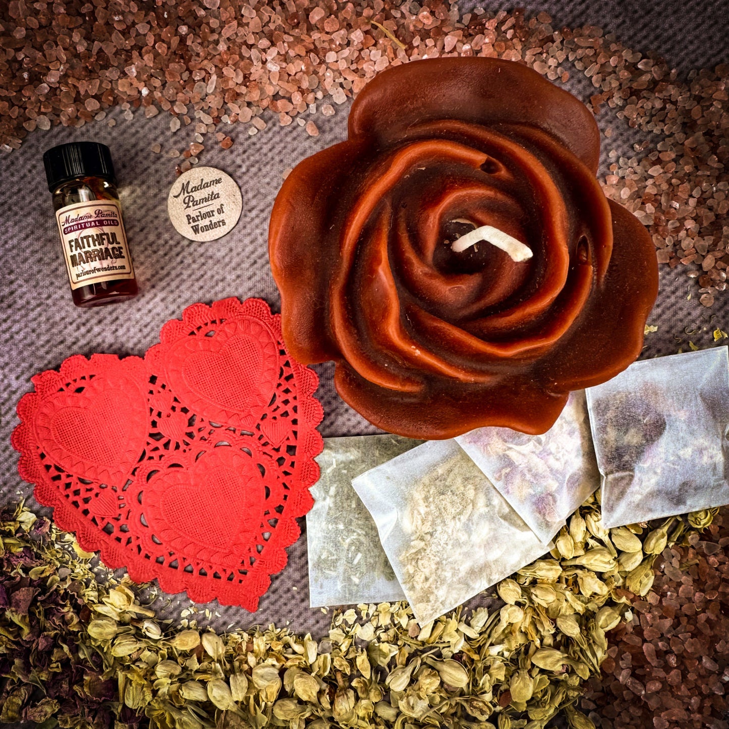 Rose Romance Candle Spell Kit