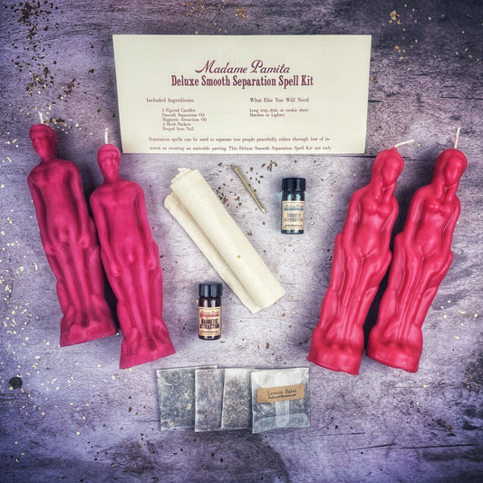 Deluxe Smooth Separation Candle Spell Kit - Female/Male