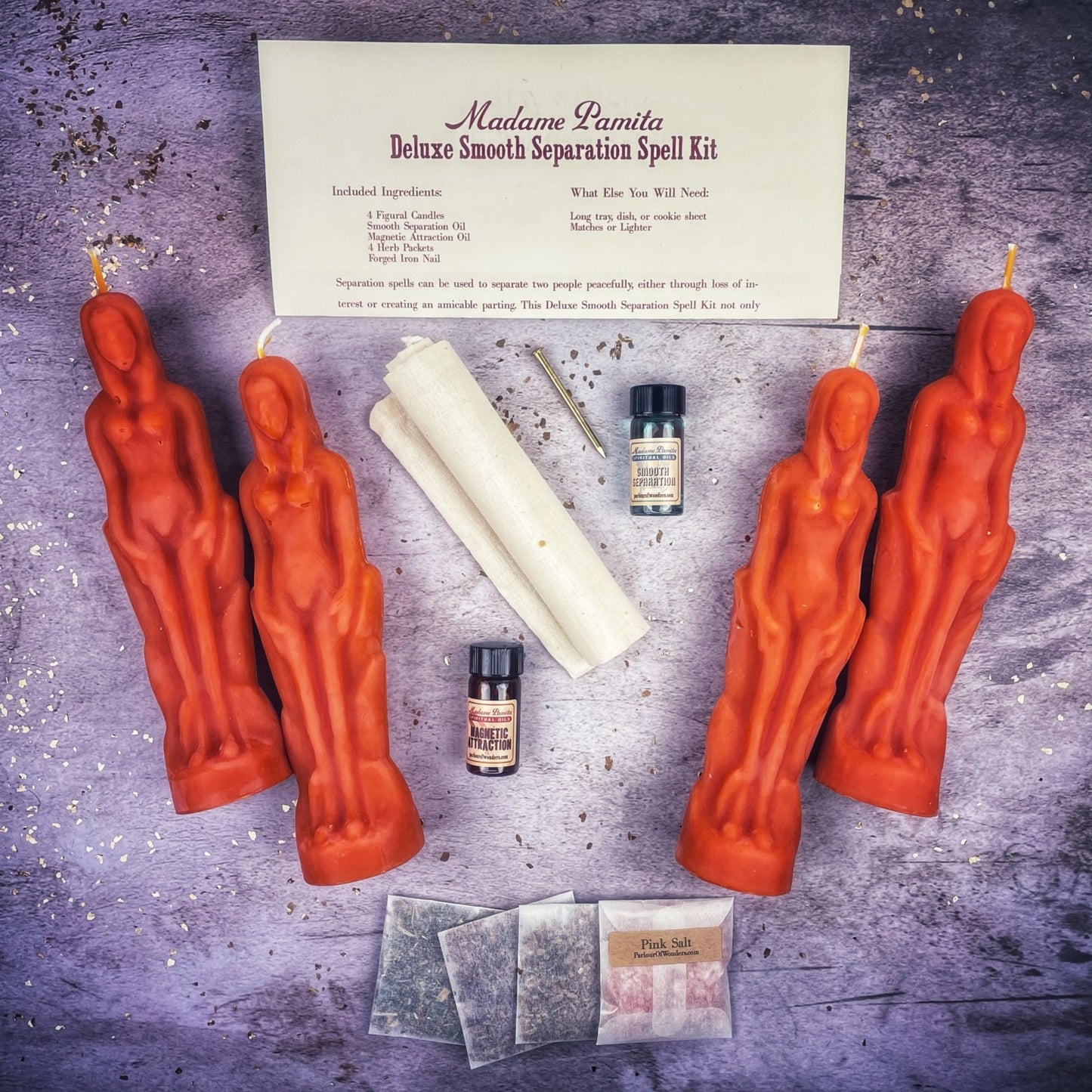 Deluxe Smooth Separation Candle Spell Kit - Female/Female