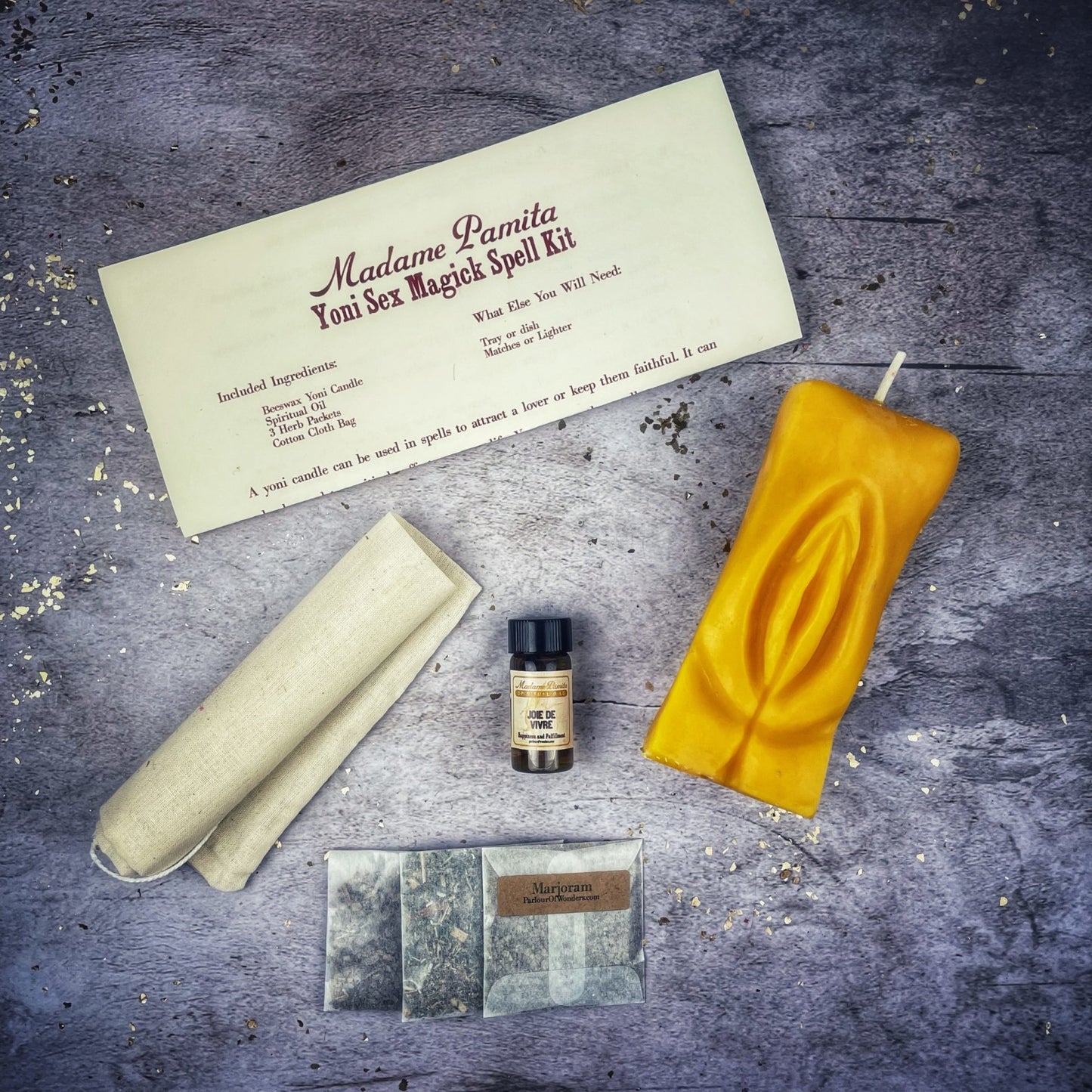 Yoni Sex Magick Candle Spell Kit