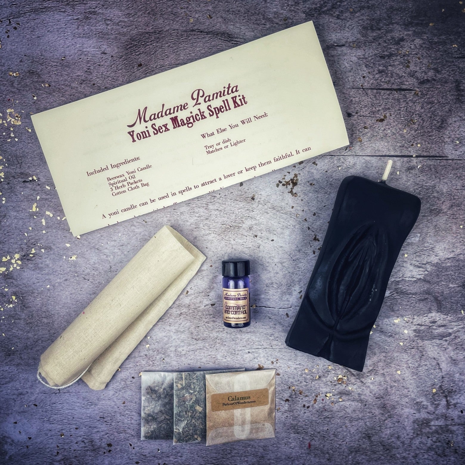 Yoni Sex Magick Candle Spell Kit