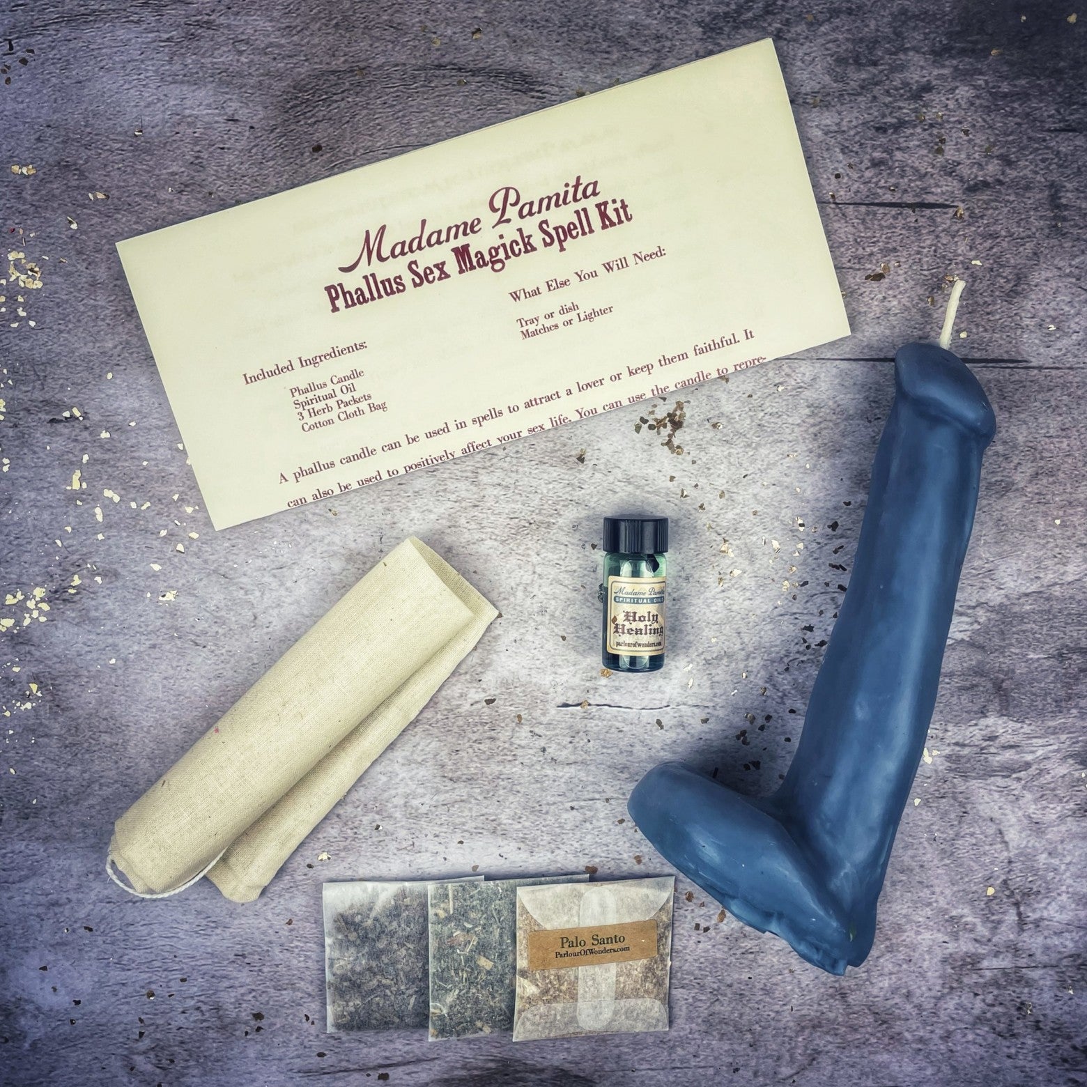Phallus Sex Magick Candle Spell Kit